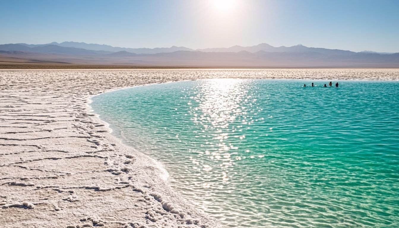 Laguna Cejar in the Atacama Desert, Chile