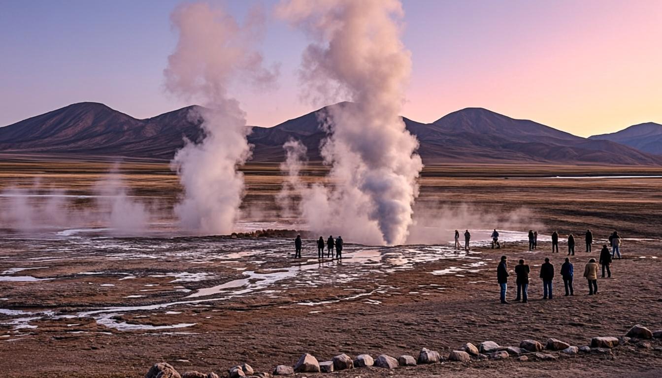 El Tatio Geyser Field in the Atacama Desert, Chile